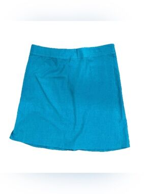 RipSkirt Hawaii Skirt Womens Medium Turquoise Wrap A-Line Stretch 20” Length